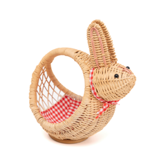 Taito - Panier lapin en rotin tressé main – Produit artisanal fait à la main · Kuênia